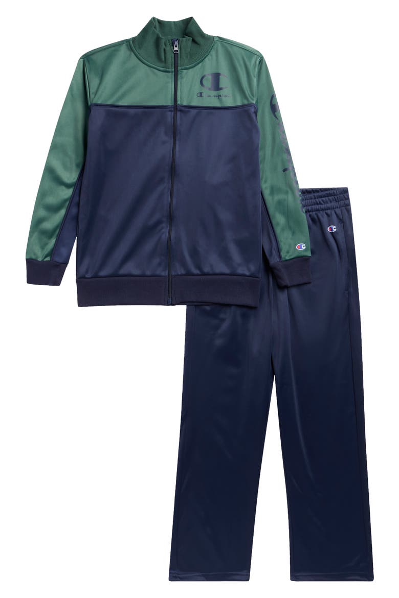 Kids' Tricot Track Jacket & Pants Set, Main, color, DARK NAVY