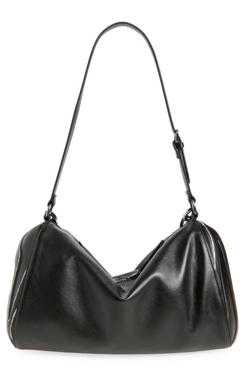 Diesel ® Load-d Faux Leather Shoulder Bag In Black