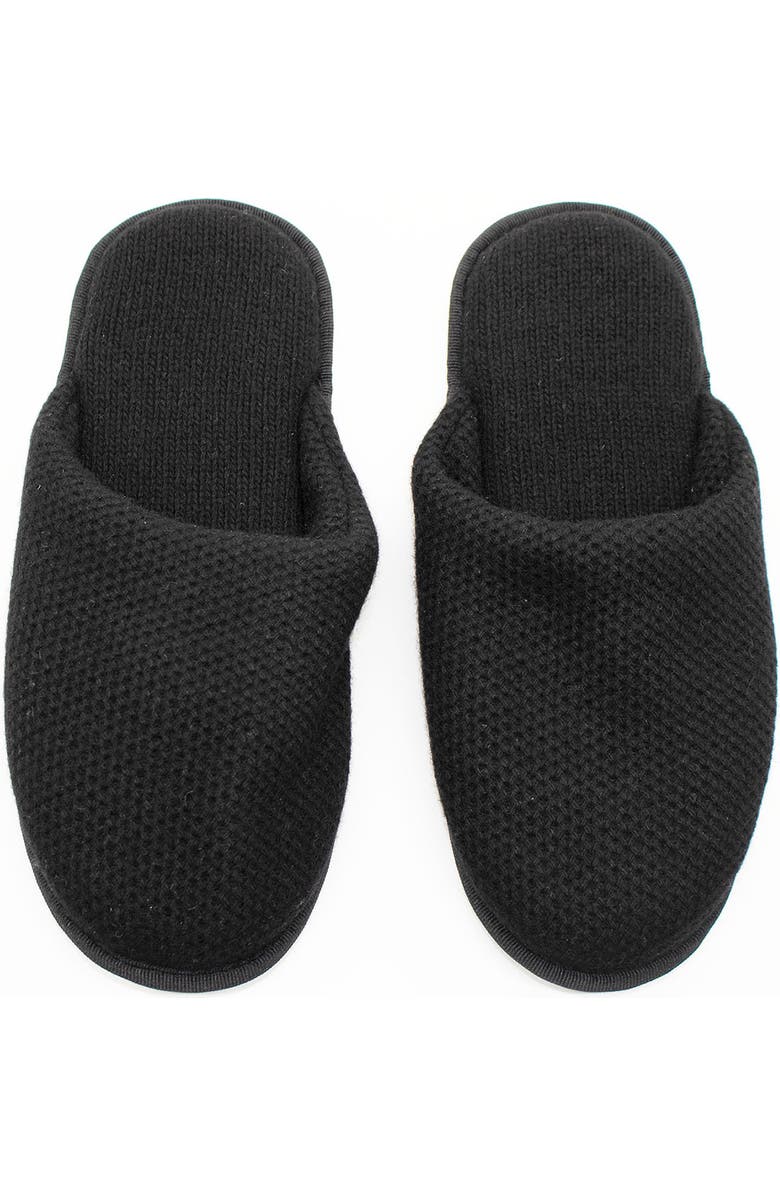 Portolano Cashmere Honeycomb Slippers, Main, color,