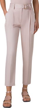 Akris punto Fred Belted Stretch Cotton Pants