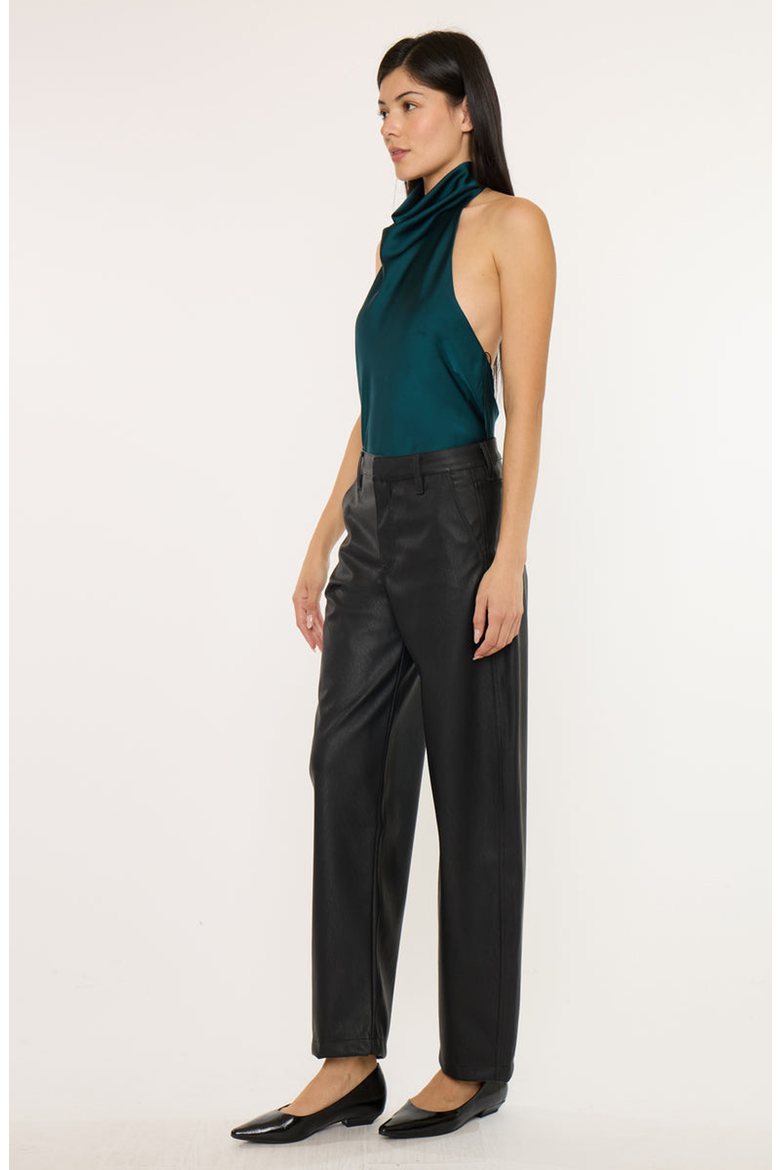 Darlene High Rise Barrel Pants, Alternate, color, Black