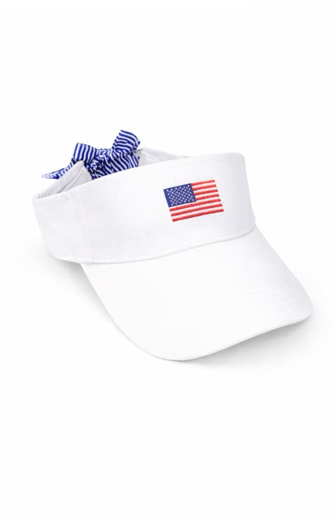 American Flag Bow Visor (Little Kid, Big Kid)