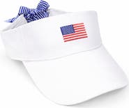 Bits & Bows American Flag Bow Visor