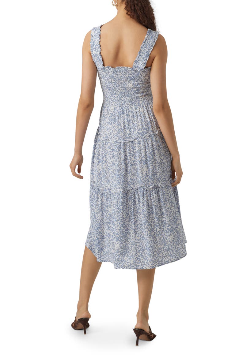 Menny Print Midi Dress, Alternate, color, INFINITY AOP MELIN