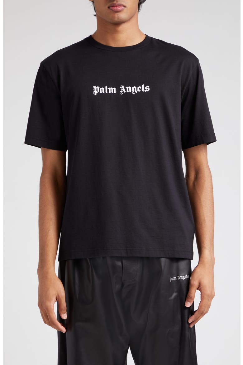 Classic Logo Slim Fit Cotton Graphic T-Shirt, Main, color, BLACK WHITE
