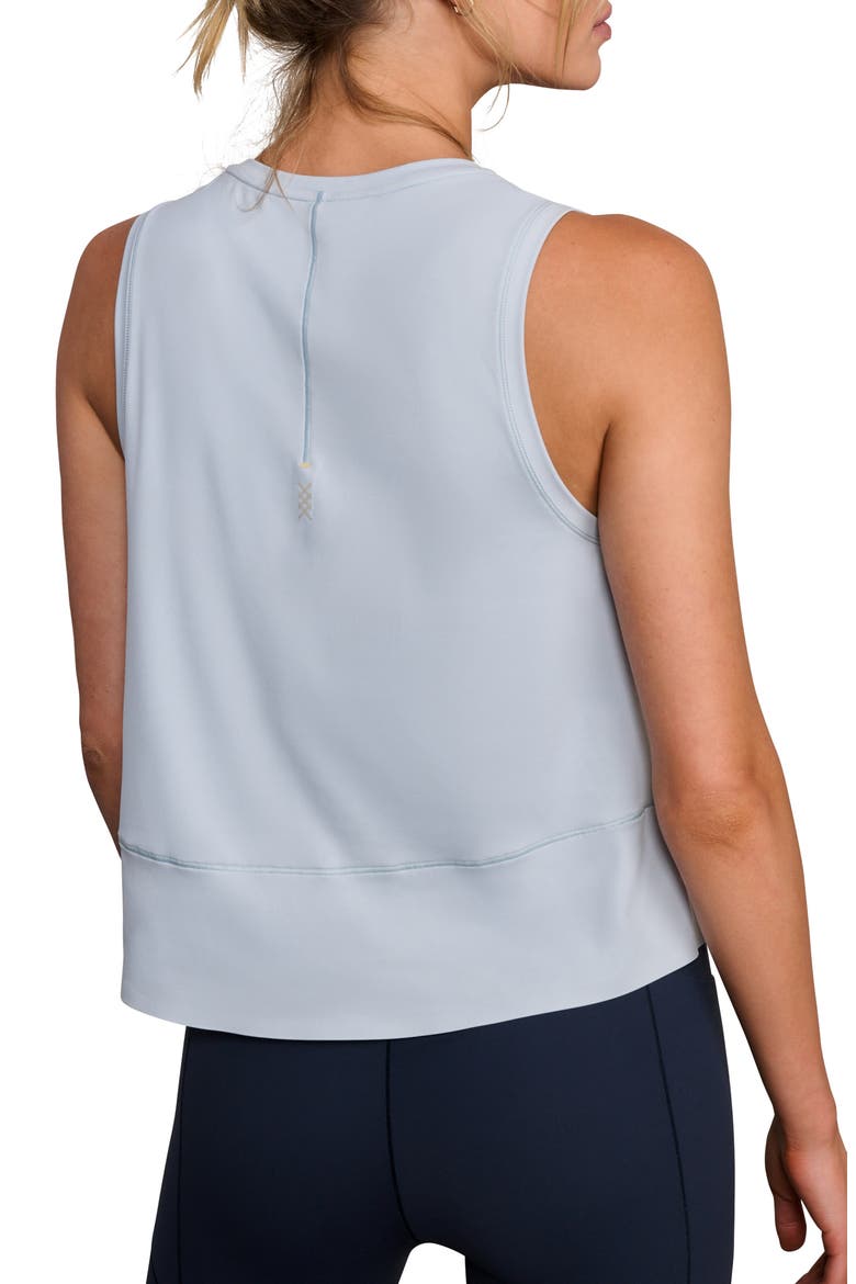 Serene Crop Performance Tank, Alternate, color, FROST BLUE