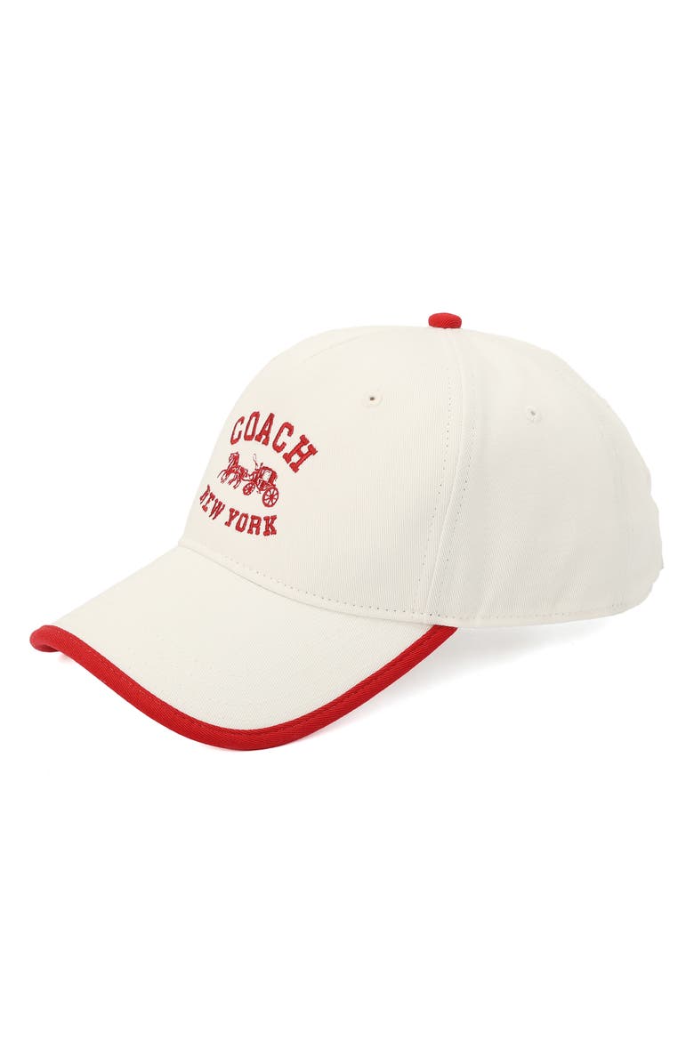 COACH Horse & Carriage Baseball Cap, Alternate, color, 