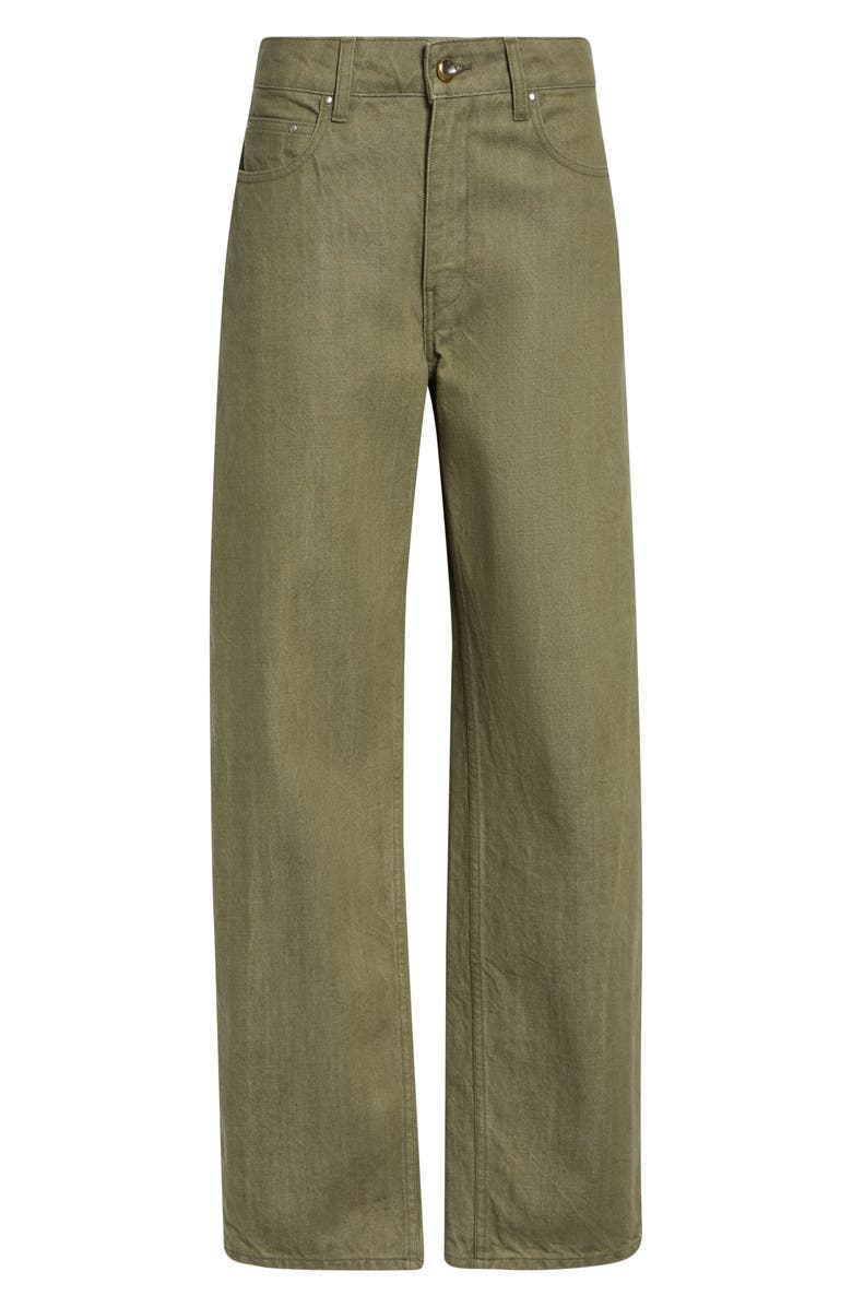 OSSOU Rider Low Rise Barrel Leg Jeans, Alternate, color, Reed Wash