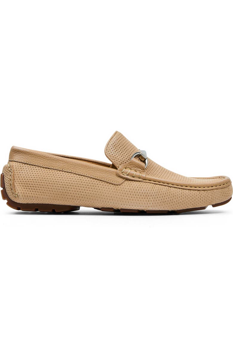 Donald Pliner Textured Horsebit Loafer, Alternate, color, Camel