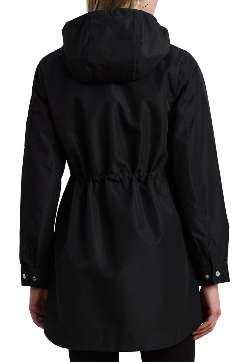Lauren Ralph Lauren Hooded Jacket, Alternate, color, Black