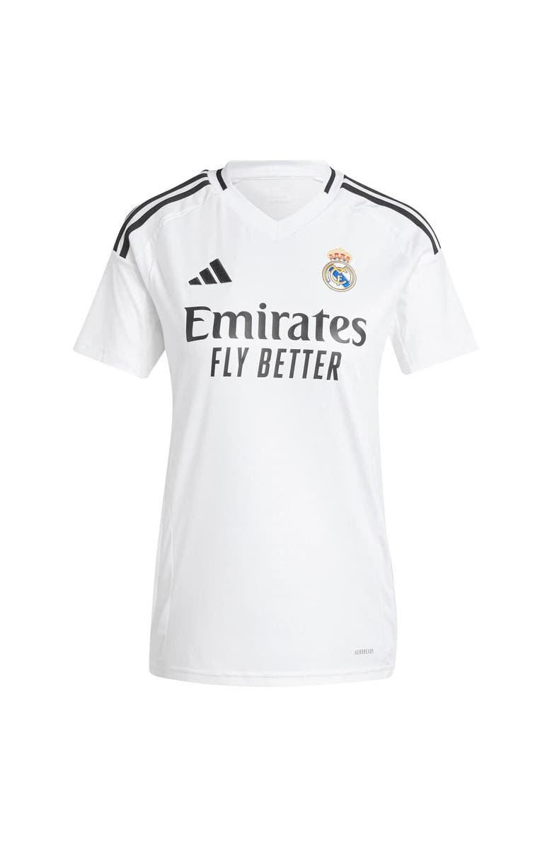 adidas Women's adidas Kylian Mbappé White Real Madrid 2024/25 Home Replica Player Jersey, Alternate, color,