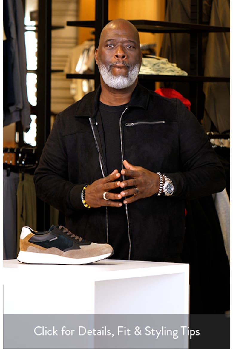 Driss Mixed Media Sneaker video