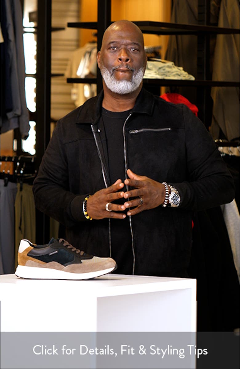 Driss Mixed Media Sneaker, sales video thumbnail