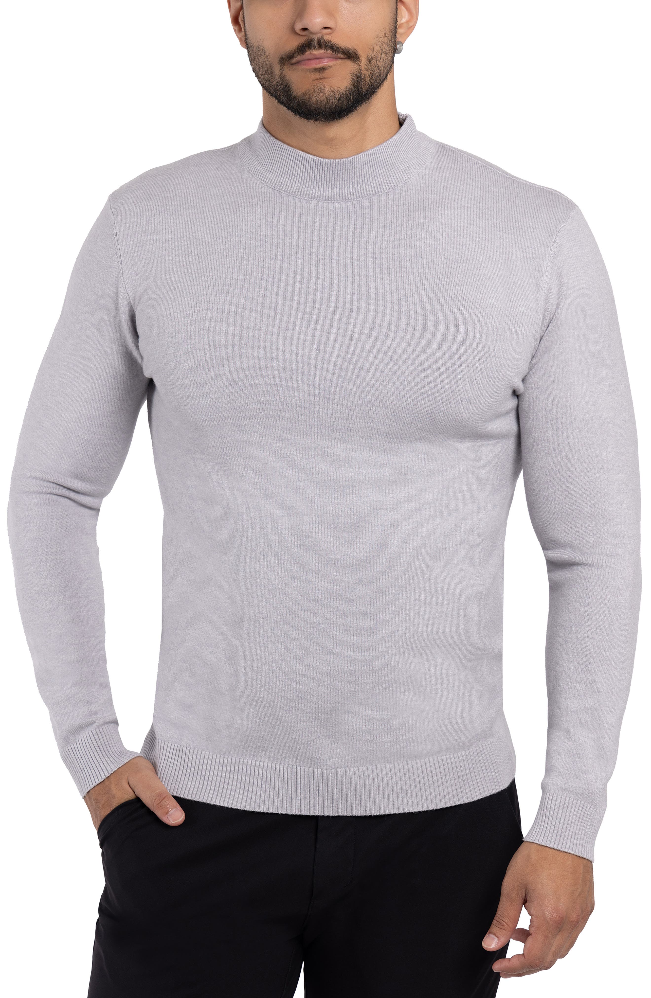 Core Mock Neck Knit Sweater - image 5