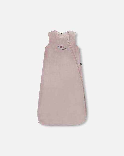Deux Par Deux Baby Girl Plush Sleep Sack In Pink