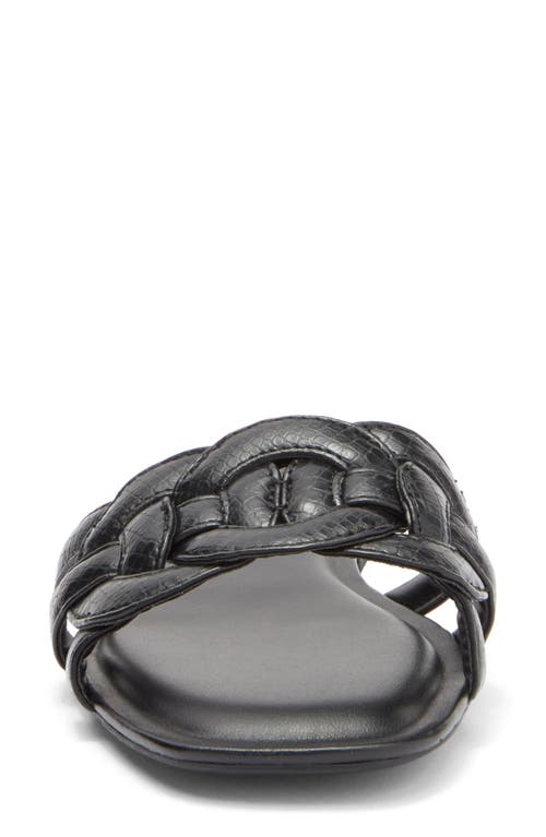 Nordstrom Rack Carolina Slide Sandal In Black Snake