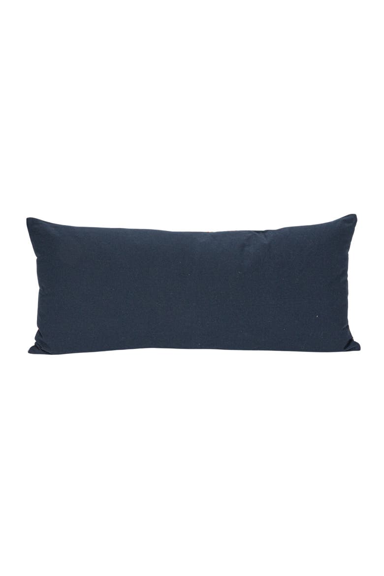 Cotton Velvet Tigers Pattern Lumbar Pillow, Multicolor, Alternate, color, Grey