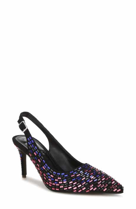 Lutina Mirrored Jewel Slingback Pump