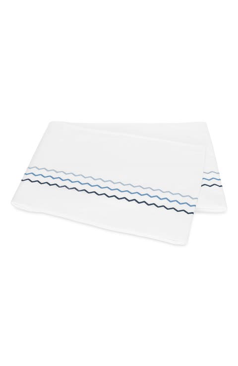 Axel Embroidered Flat Sheet