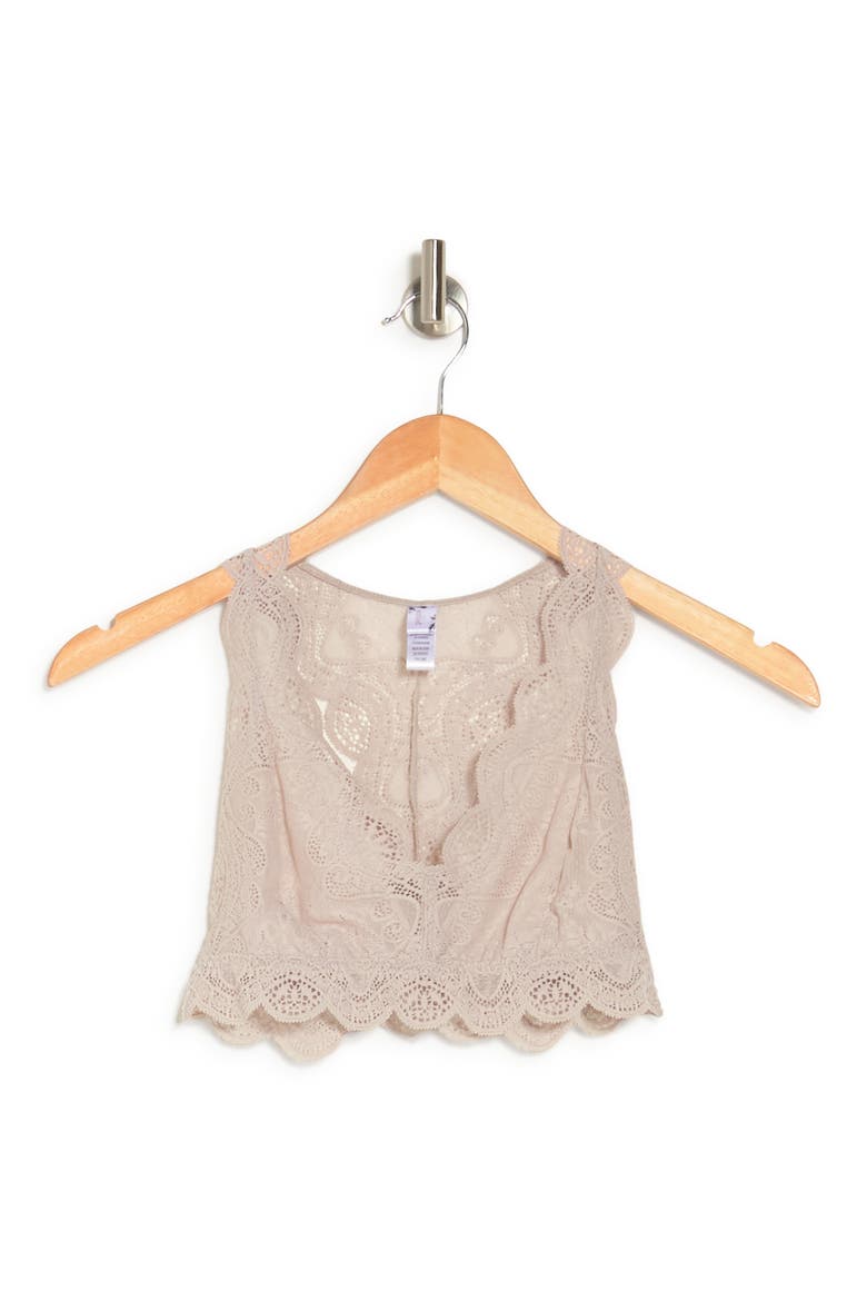 Pretty Lace Bralette, Alternate, color, CHAMPAGNE