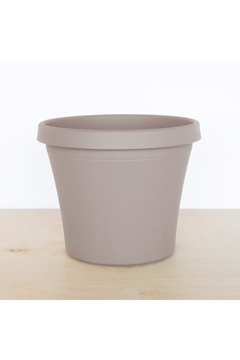 Terra Pot Planter 16 Inch Pebble Stone Beige Durable Resin, 8 Gallon, Alternate, color, Beige