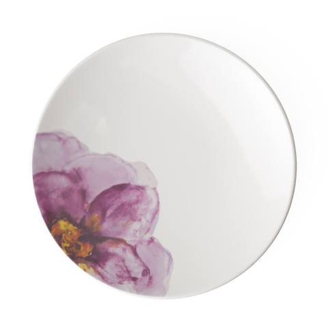 Rose Garden Salad Plate Coupe