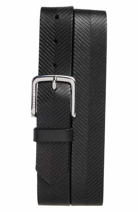 Ted Baker London Herringbone Leather Belt
