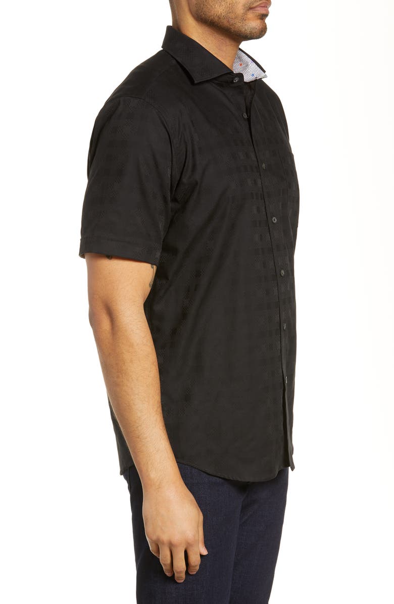 Bugatchi Classic Fit Cotton Shirt, Alternate, color, 