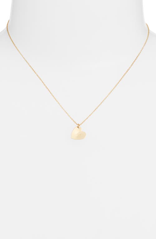 Set & Stones Sophia Initial Heart Pendant Necklace