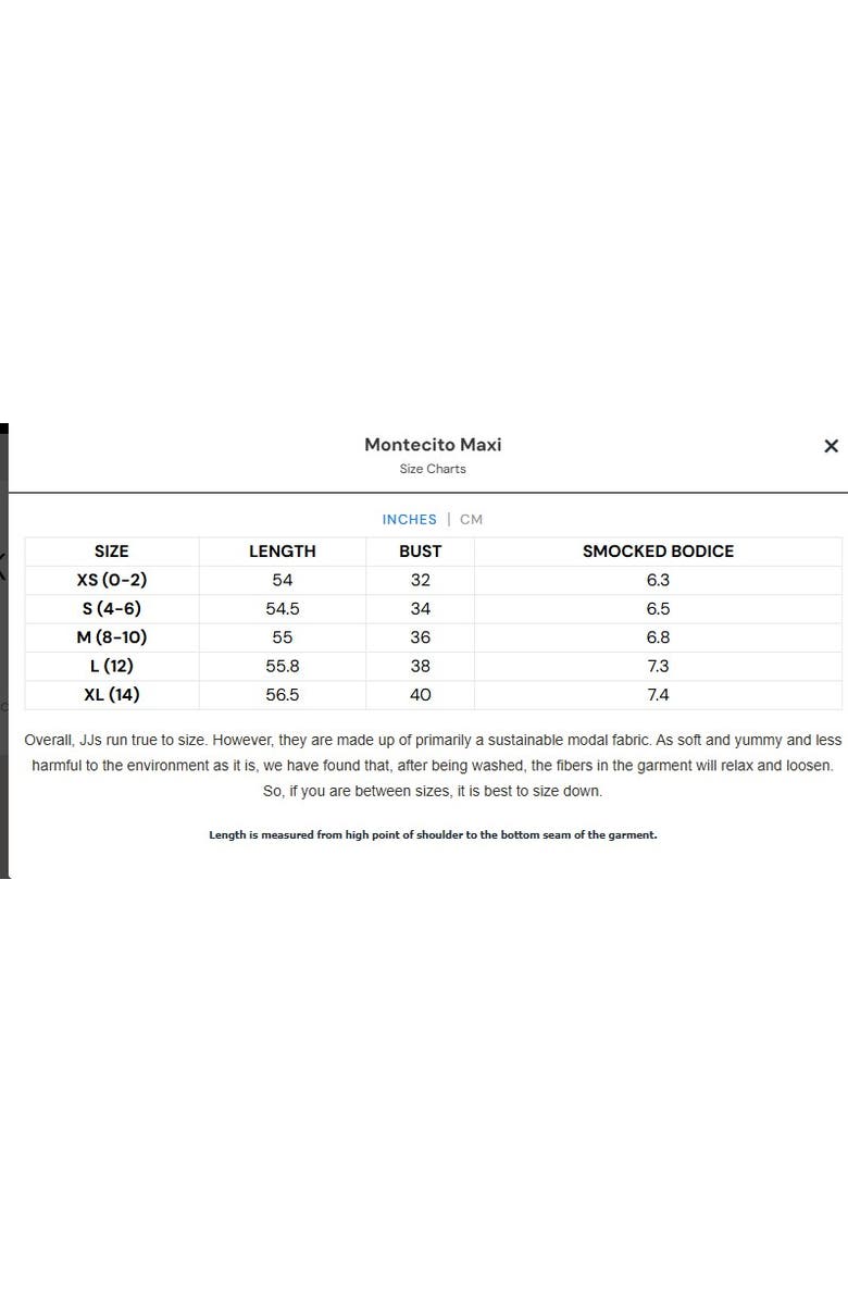 JJwinks Montecito Maxi Bra-Free Dress with Smocked Bodice, Alternate, color, Navy