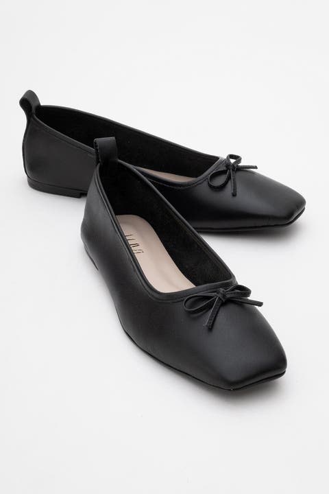 Sosa Leather Ballet Flat