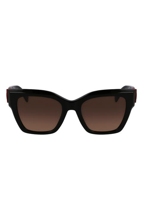 Medallion 52mm Modified Rectangular Sunglasses