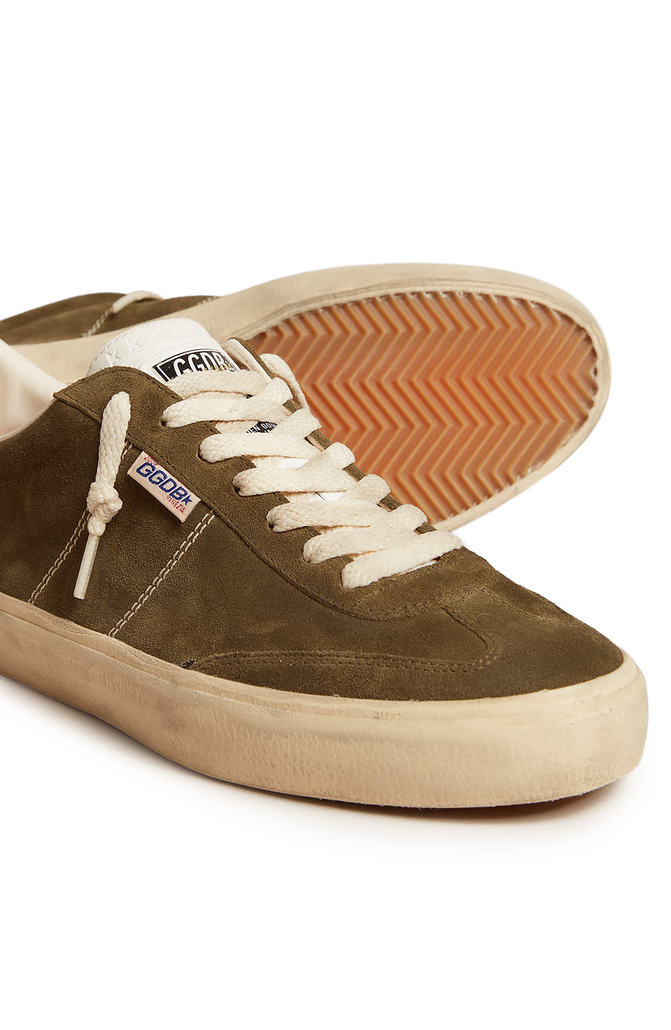 Golden Goose Soul Star Low Top Sneaker, Alternate, color, Olive Green/ White/ Milk