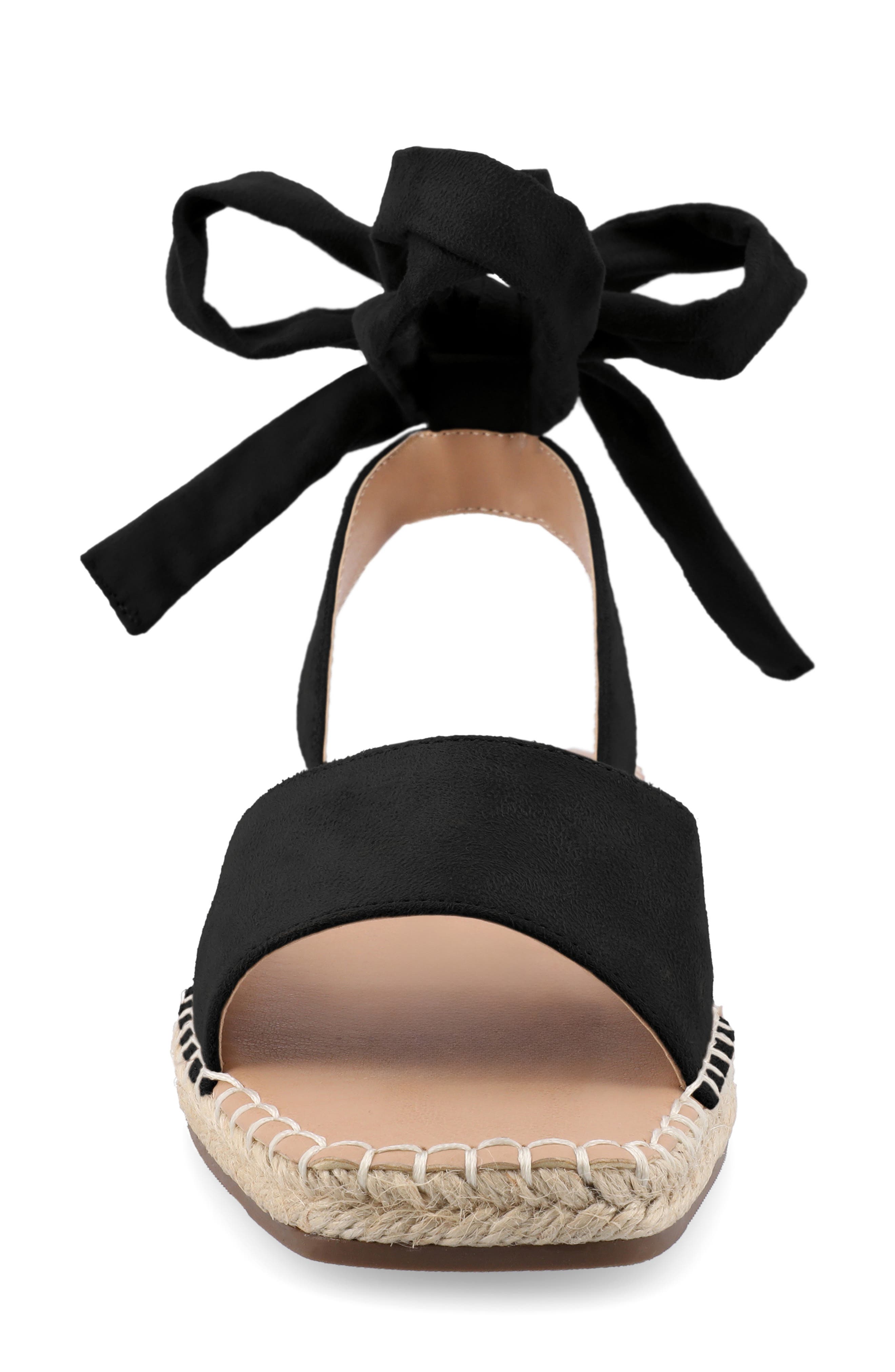 Journee Collection JOURNEE Emelie Ballerina Sandal, Alternate, color, Black