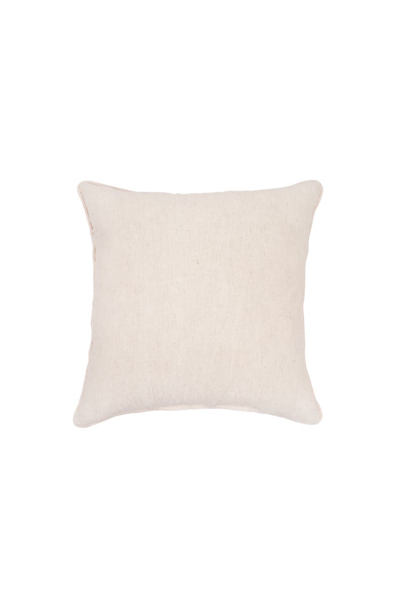 C&F Home April Showers Flowers Cotton Blend Accent Throw Pillow 18" x 18", Alternate, color, Beige