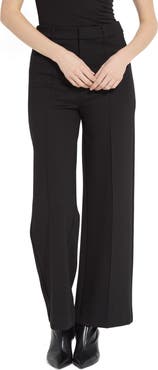 Lysse Nadia Zip Front Wide Leg Ponte Trousers