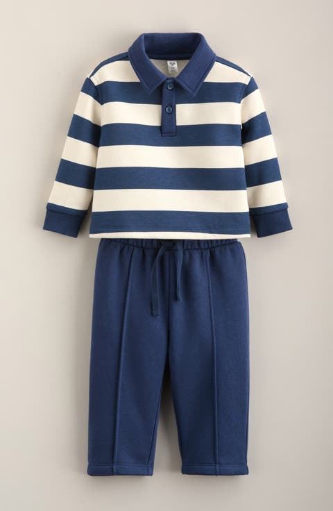 Kids' Collared Fleece Set