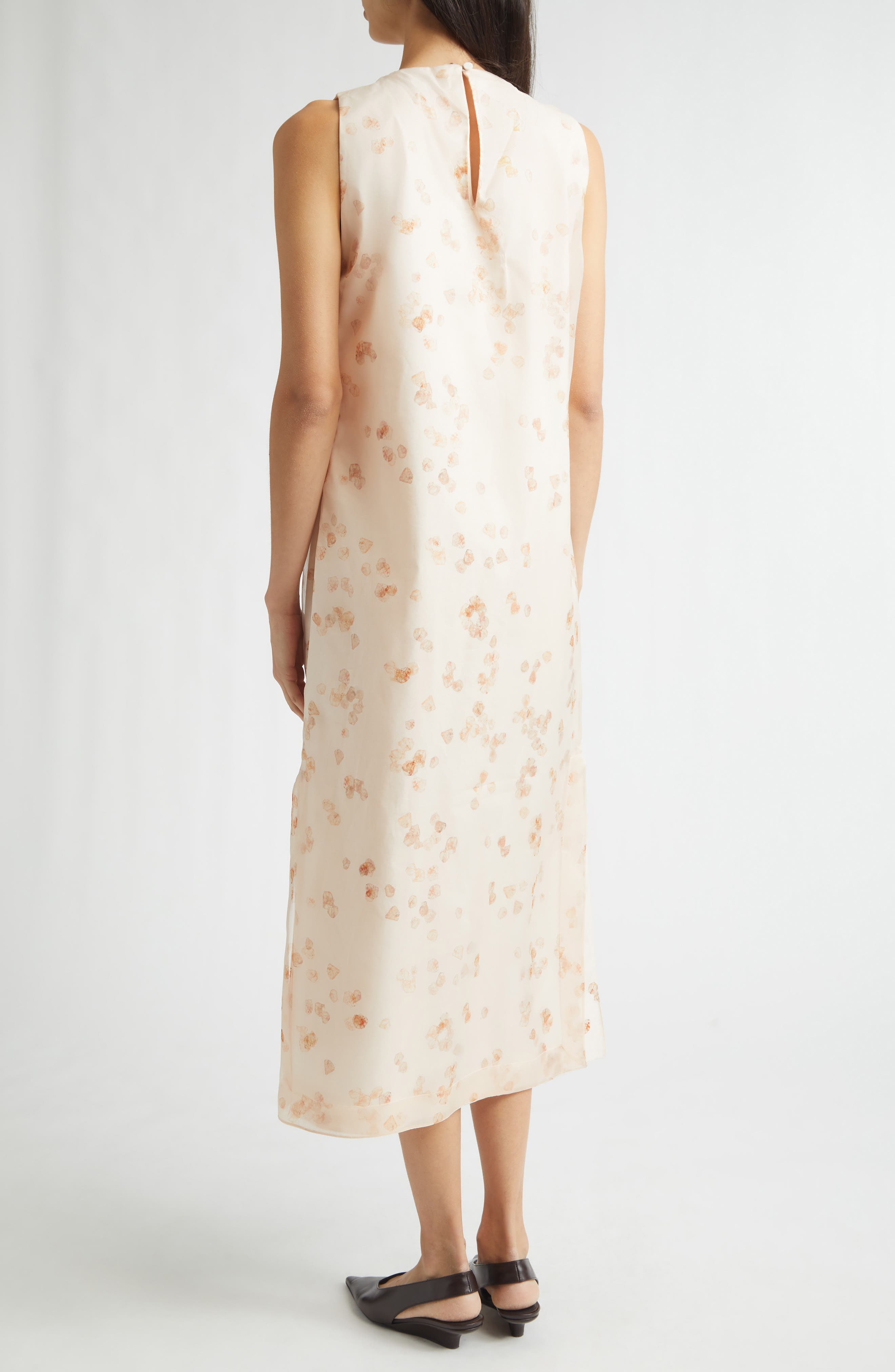 Nadja Stretch Cotton Poplin Shift Dress - image 2