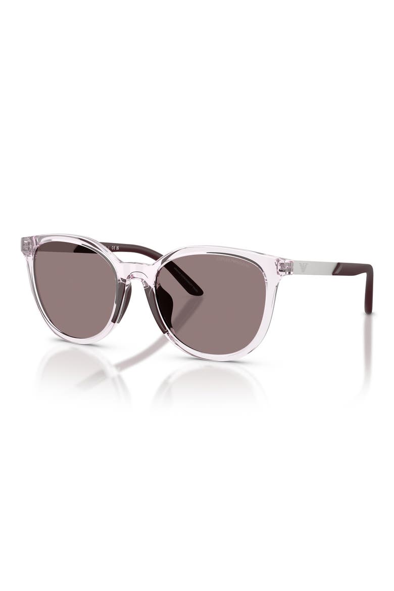 Kids' 49mm Cat Eye Sunglasses, Alternate, color, SHINY VIOLET / BLUE