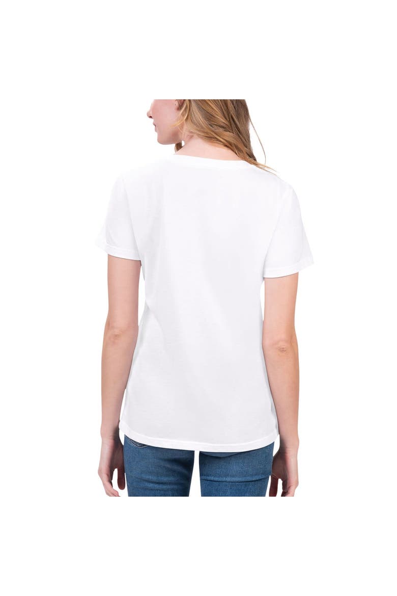 Women's G-III 4Her by Carl Banks White Ross Chastain Score T-Shirt, Alternate, color, White