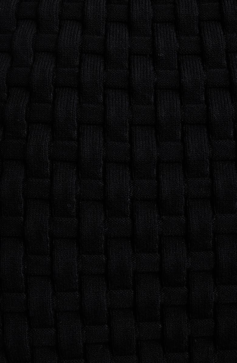 Dries Van Noten Tiffany Basket Weave Body-Con Midi Skirt, Alternate, color, 