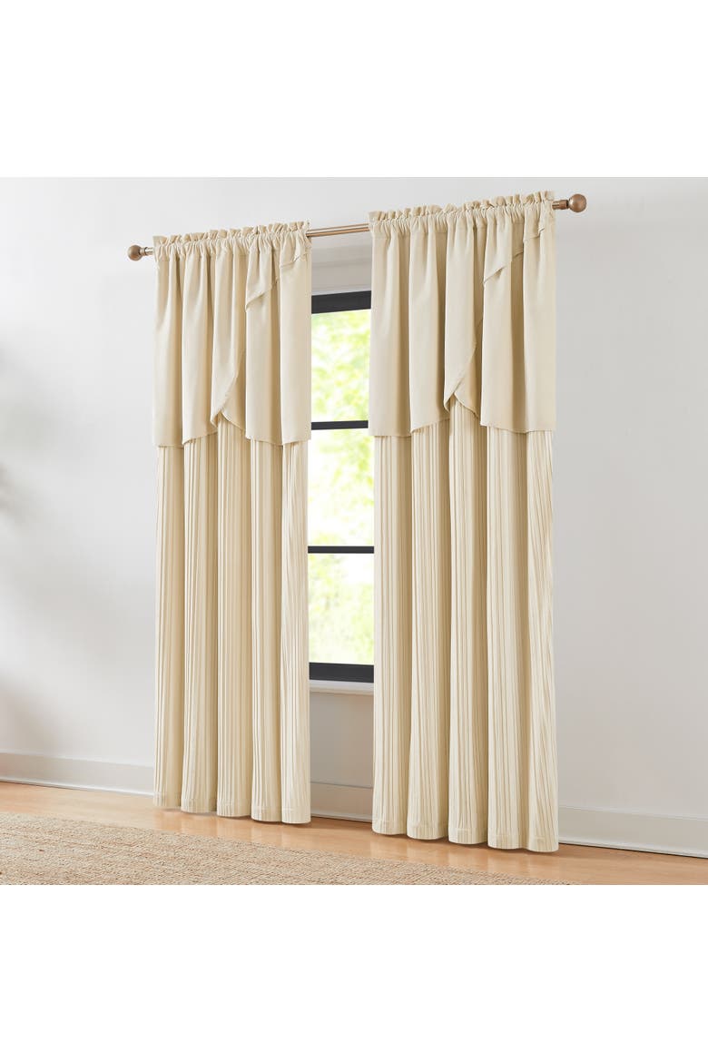 Solar Drift Blackout Window Panel, Alternate, color, Cream