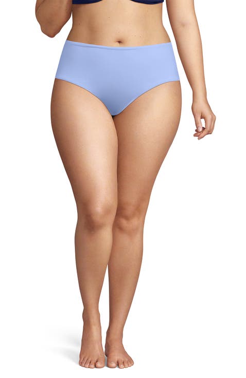 Plus Size Mid Rise Classic Bikini Bottoms