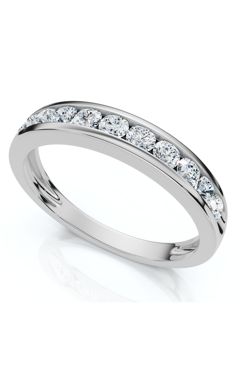 Bliss Diamond 1/2Ct Diamond Wedding Ring Channel Set Lab Grown EF/VS, Alternate, color, 