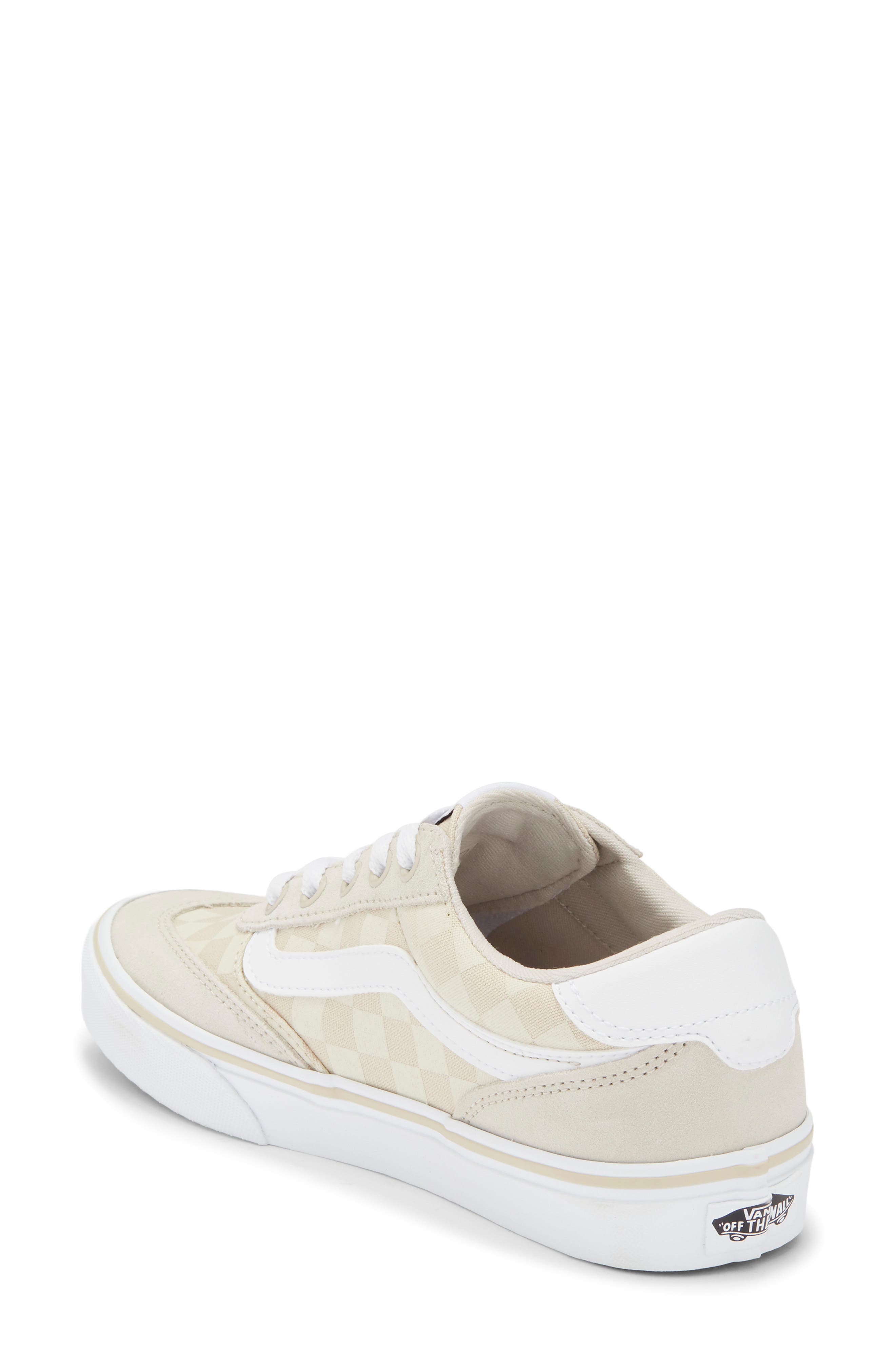 Vans Brooklyn Sneaker, Alternate, color, Check Textile Oatmeal
