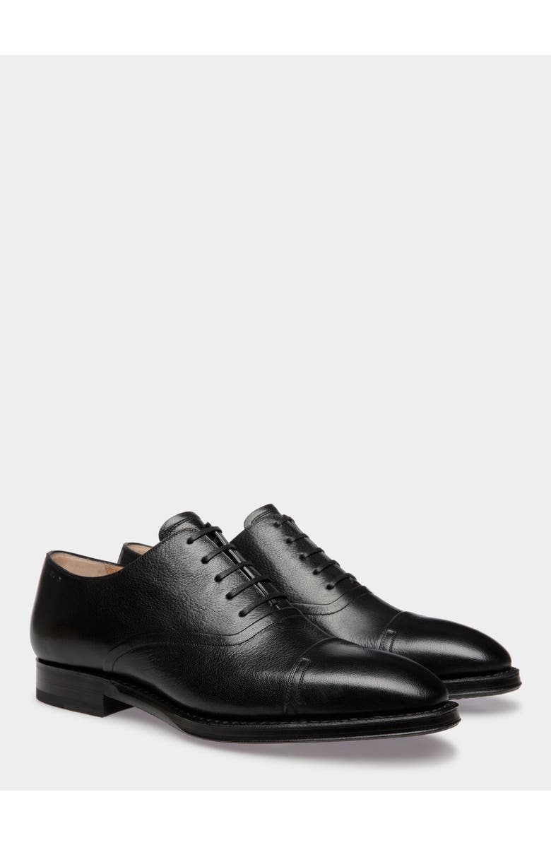 Bally Scribe Oxford in Grained Leather, Alternate, color,