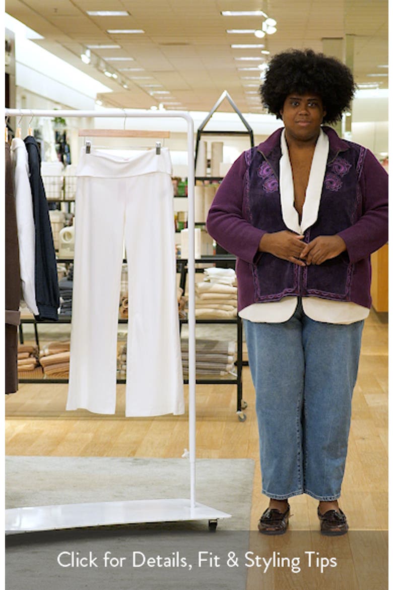 Wide Leg Foldover Pants video