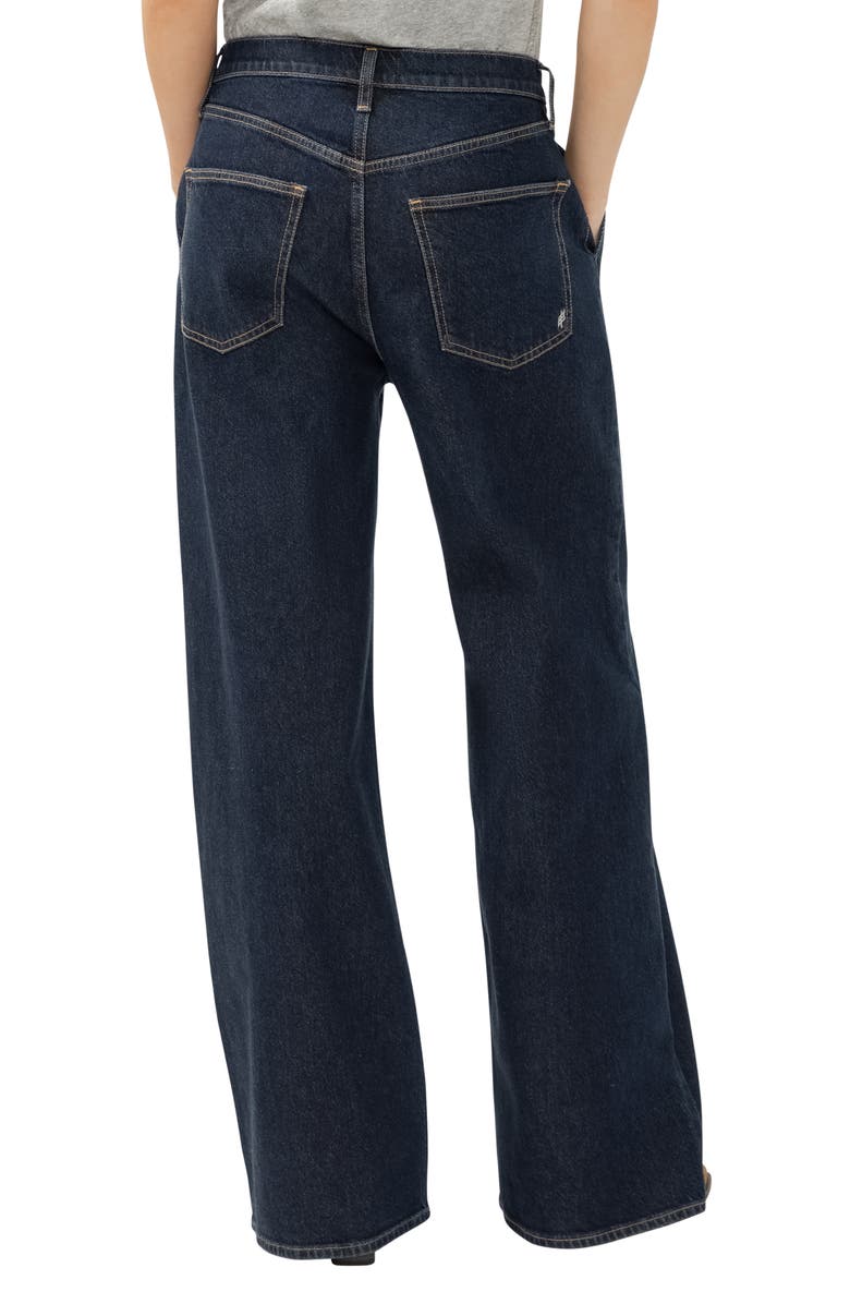 Silver Jeans Co. Pleated High Waist Wide Leg Trouser Jeans, Alternate, color, Amelia