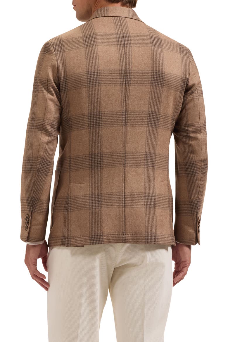 Two-Button Virgin Wool, Cotton & Cashmere Blazer, Alternate, color, CAMEL
