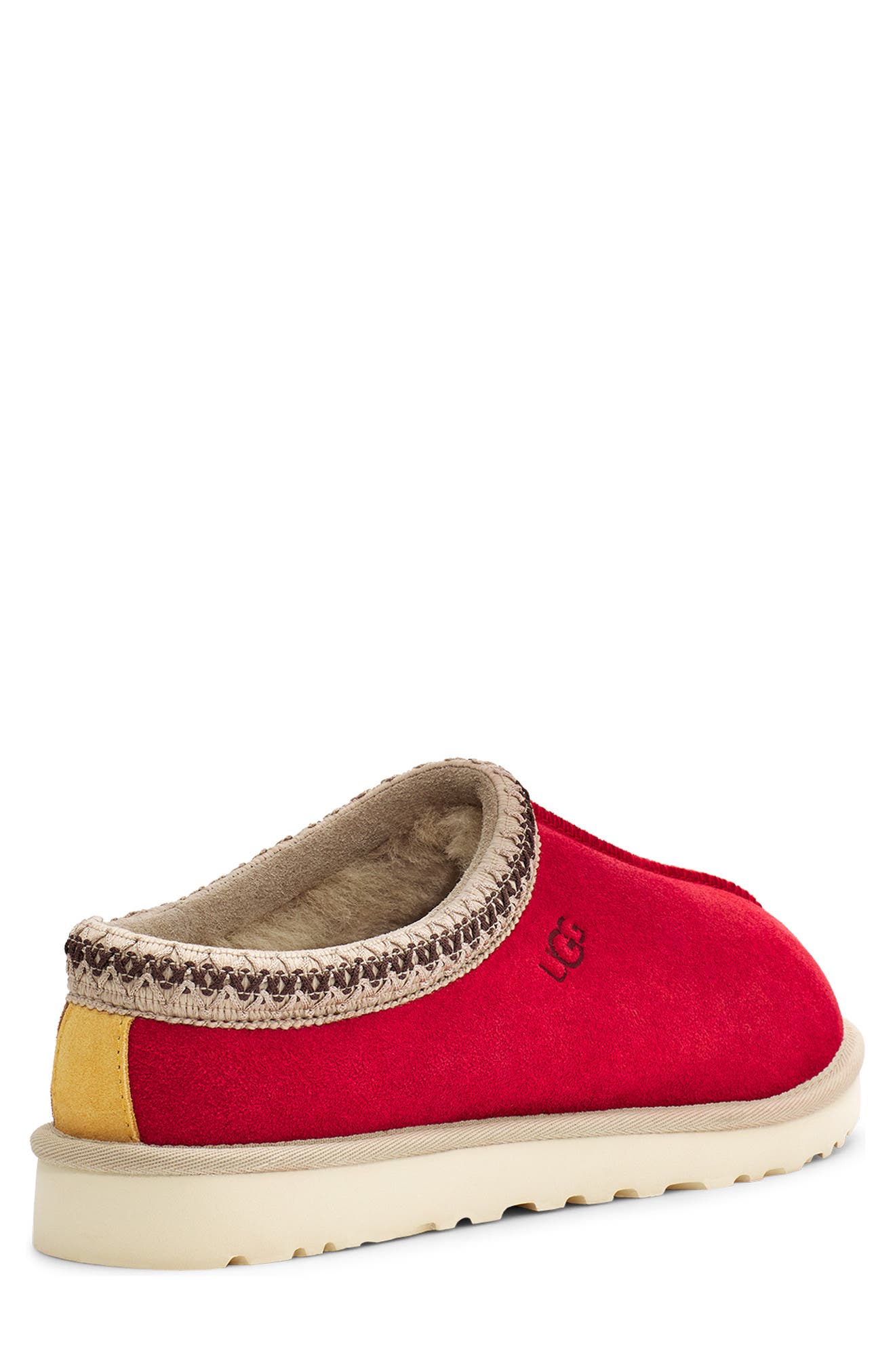 Tasman Slipper, Alternate, color, CHESTNUT / SAMBA RED